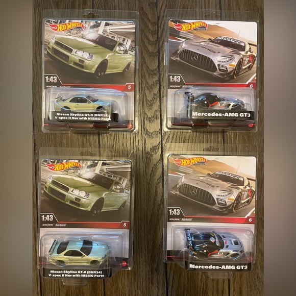 toys-hot-wheels-nissan-skylinegtr-bnr34-mercedesamg-gt3-bundle-2-of